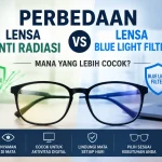 Perbedaan lensa anti radiasi dan blue light filter untuk kebutuhan penggunaan digital